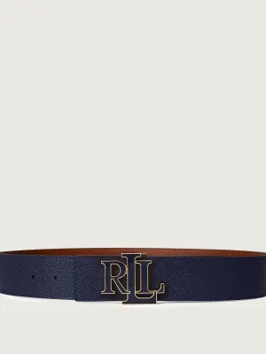 LAUREN RALPH LAUREN Skórzany dwustronny pasek