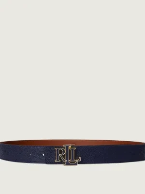 LAUREN RALPH LAUREN Skórzany dwustronny pasek