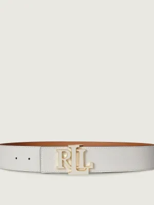 LAUREN RALPH LAUREN Skórzany dwustronny pasek