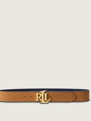 LAUREN RALPH LAUREN Skórzany dwustronny pasek