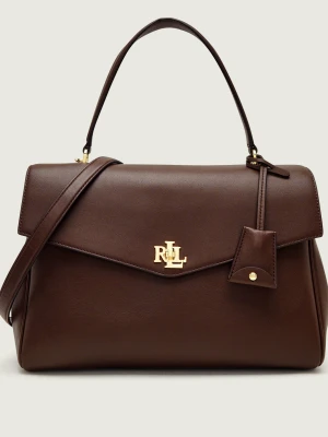LAUREN RALPH LAUREN Skórzany kuferek Farrah brązowy