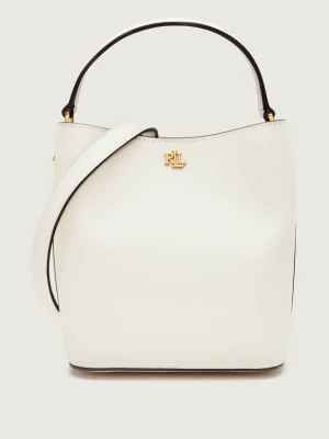 LAUREN RALPH LAUREN Skórzany kuferek REESE ecru