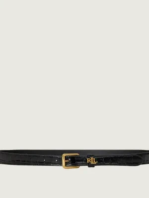 LAUREN RALPH LAUREN Skórzany pasek HOLIDAY