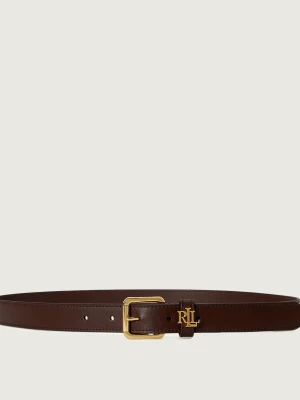 LAUREN RALPH LAUREN Skórzany pasek Logo Keeper