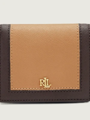 LAUREN RALPH LAUREN Skórzany portfel brązowy