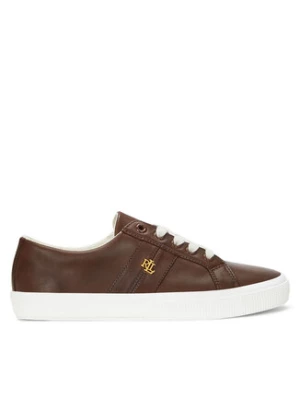 LAUREN RALPH LAUREN Sneakersy 802775372007 Brązowy