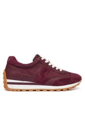 LAUREN RALPH LAUREN Sneakersy Dani 802P04672007 Bordowy