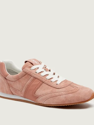 LAUREN RALPH LAUREN Sneakersy DANI | zamsz różowy
