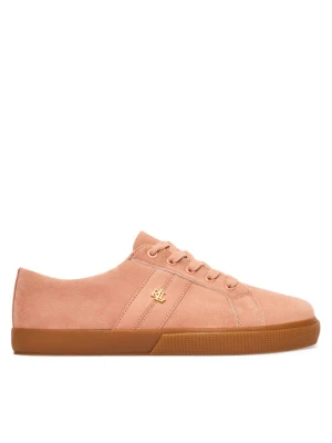 LAUREN RALPH LAUREN Sneakersy Janson II 802868344006 Różowy