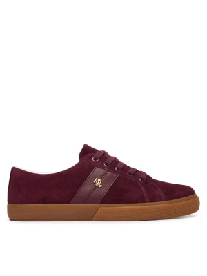 LAUREN RALPH LAUREN Sneakersy Janson II 802868344010 Bordowy