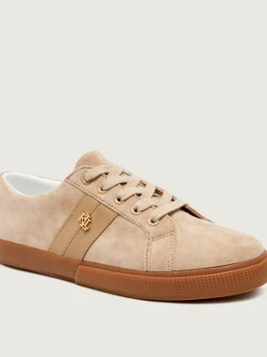 LAUREN RALPH LAUREN Sneakersy JANSON II | zamsz | z dodatkiem skóry