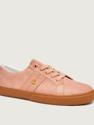 LAUREN RALPH LAUREN Sneakersy JANSON II | zamsz | z dodatkiem skóry