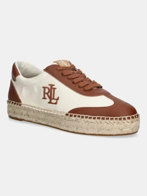 Lauren Ralph Lauren sneakersy Luize Sneaker damskie kolor brązowy 802P04428003