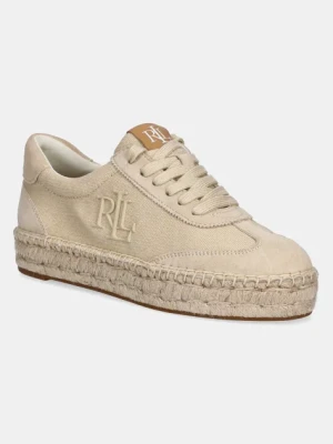 Lauren Ralph Lauren sneakersy Luize Snkr kolor beżowy 802959231003