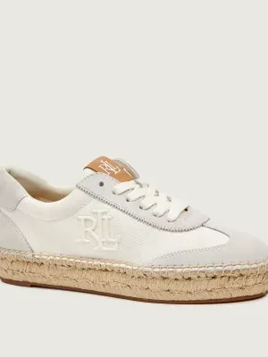 LAUREN RALPH LAUREN Sneakersy LUIZE | z dodatkiem skóry