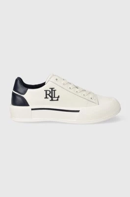 Lauren Ralph Lauren sneakersy skórzane Daisie kolor biały 802925360001