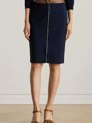 Lauren Ralph Lauren spódnica kolor granatowy midi ołówkowa 200980024