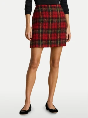 LAUREN RALPH LAUREN Spódnica mini 200P06912001 Czerwony Regular Fit