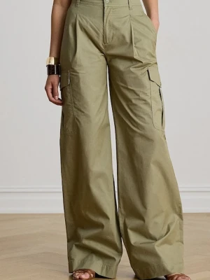 Lauren Ralph Lauren spodnie cargo damskie bawełniane