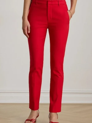 Lauren Ralph Lauren spodnie damskie z bawełną