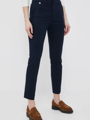 Lauren Ralph Lauren spodnie damskie z bawełną