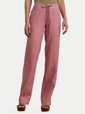 LAUREN RALPH LAUREN Spodnie materiałowe 200735136022 Różowy Regular Fit