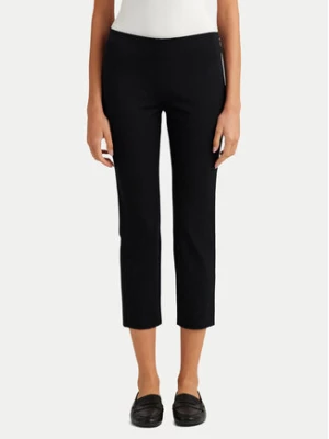 LAUREN RALPH LAUREN Spodnie materiałowe Skinny Fit Streç Pantolon 200687713003 Czarny Regular Fit