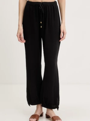 Lauren Ralph Lauren Spodnie straight damskie bawełniane