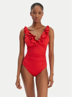 LAUREN RALPH LAUREN Strój kąpielowy 20601010 Czerwony