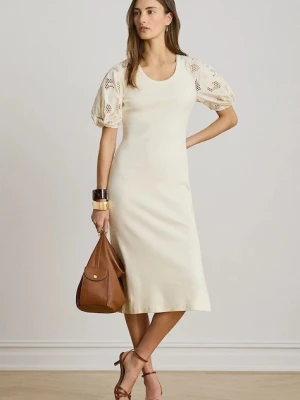 Lauren Ralph Lauren sukienka bawełniana z elastanem