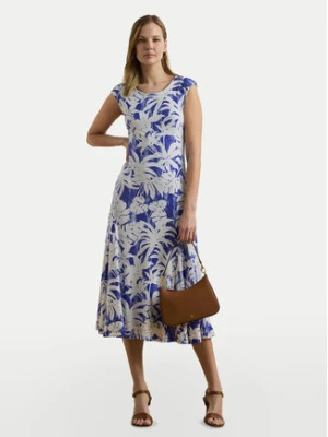 LAUREN RALPH LAUREN Sukienka codzienna 200971078001 Niebieski Regular Fit