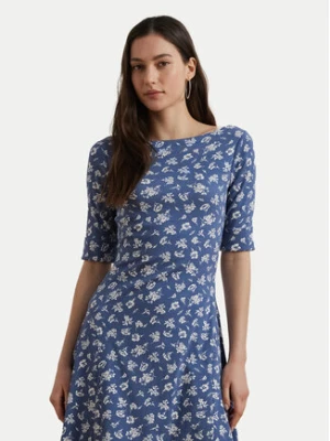 LAUREN RALPH LAUREN Sukienka codzienna 200976993001 Niebieski Regular Fit