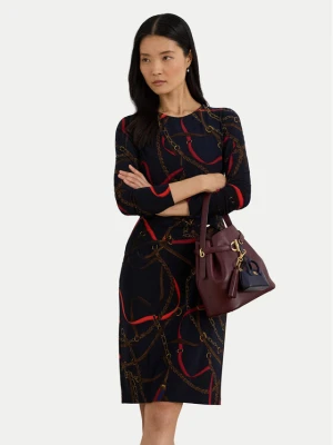 LAUREN RALPH LAUREN Sukienka codzienna 200P03736001 Granatowy Slim Fit