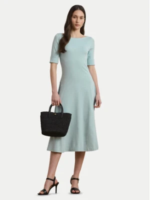 LAUREN RALPH LAUREN Sukienka codzienna 250863913015 Błękitny Regular Fit