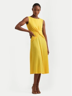 Lauren Ralph Lauren Sukienka codzienna 250872090008 Żółty Regular Fit