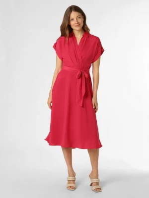 Lauren Ralph Lauren Sukienka damska Kobiety Sztuczne włókno wyrazisty róż jednolity,