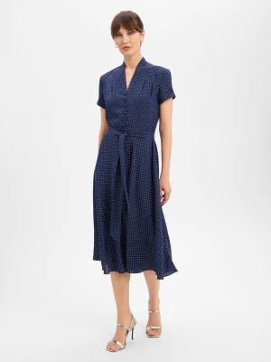 Lauren Ralph Lauren Sukienka damska z bluzką Kobiety niebieski w kropki,