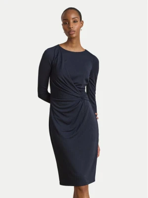 LAUREN RALPH LAUREN Sukienka dzianinowa 200P14033001 Granatowy Slim Fit