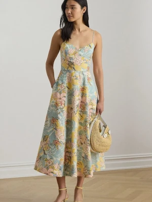 Lauren Ralph Lauren sukienka empire lniana