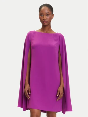 LAUREN RALPH LAUREN Sukienka koktajlowa 2,53855E+11 Fioletowy Slim Fit