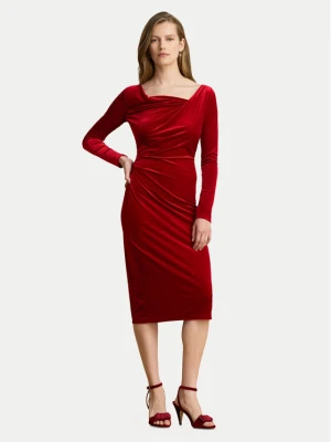 LAUREN RALPH LAUREN Sukienka koktajlowa 200B27415002 Czerwony Regular Fit