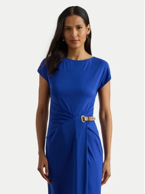 LAUREN RALPH LAUREN Sukienka koktajlowa 200P03763002 Niebieski Slim Fit