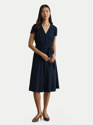LAUREN RALPH LAUREN Sukienka koktajlowa 200P13812002 Granatowy Regular Fit