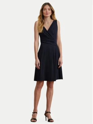 Lauren Ralph Lauren Sukienka koktajlowa 250865006002 Granatowy Regular Fit