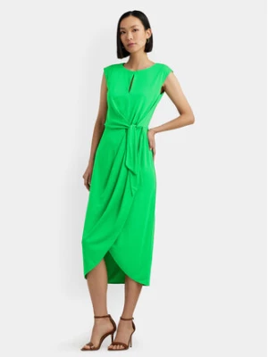 Lauren Ralph Lauren Sukienka koktajlowa 250925939001 Zielony Regular Fit