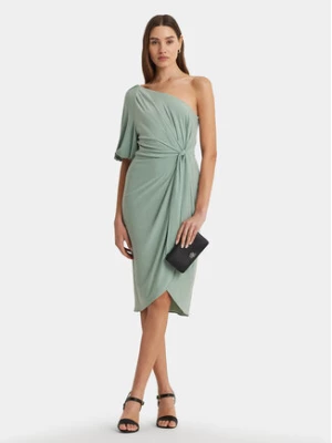 Lauren Ralph Lauren Sukienka koktajlowa 250939505001 Zielony Slim Fit