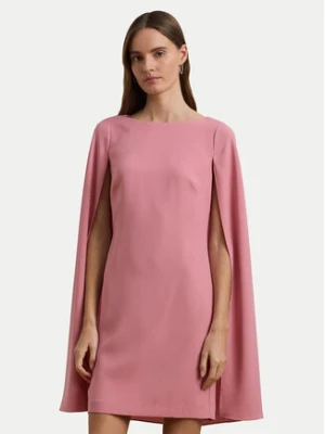 LAUREN RALPH LAUREN Sukienka koktajlowa 253855210034 Różowy Slim Fit