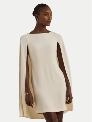 LAUREN RALPH LAUREN Sukienka koktajlowa 253980921003 Kremowy Bodycon Fit