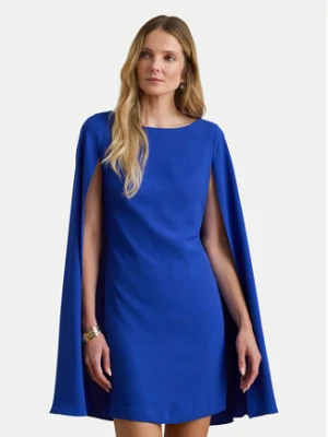 LAUREN RALPH LAUREN Sukienka koktajlowa 253980921006 Niebieski Slim Fit