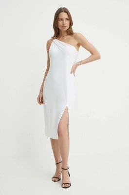 Lauren Ralph Lauren sukienka kolor biały mini dopasowana 253939495